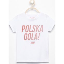 T-shirty damskie: T-shirt polska gola – Biały