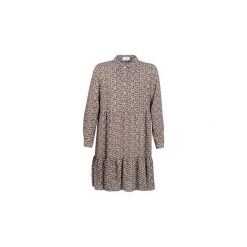 Sukienki krótkie Betty London JECREHOU. Brązowe sukienki damskie Betty London, s, bez wzorów, bez kołnierzyka, z krótkim rękawem, krótkie, mini. Za 159,20 zł.