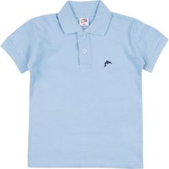 TXM T-shirt chłopięcy polo 110 NIEBIESKI. Niebieskie t-shirty chłopięce TXM, bez wzorów, bez rękawów. Za 19,99 zł.