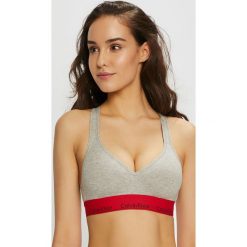 Calvin Klein Underwear - Biustonosz. Szare biustonosze sportowe marki Calvin Klein Underwear, s, z elastanu. Za 169,90 zł.