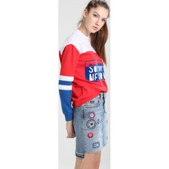 Bluzy damskie: Superdry PACIFIC COLOUR BLOCK HIGH NECK CREW Bluza flare red