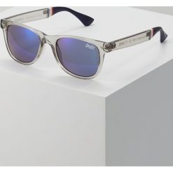 Okulary przeciwsłoneczne damskie: Superdry SUPERFARER Okulary przeciwsłoneczne gloss grey crystal/blue revo