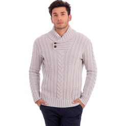 Swetry rozpinane męskie: Sweter w kolorze szarym