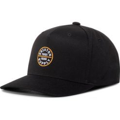 Czapka z daszkiem BRIXTON - Oath 110 Mp Snbk 10453 Black/Gold. Czarne czapki męskie Brixton, bez wzorów, z bawełny. W wyprzedaży za 99,00 zł.