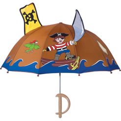 Parasole: Parasol „Pirat” w kolorze brązowo-niebieskim