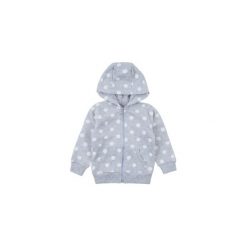 Bluza niemowlęca dziewczęca rozpinana. Szare bluzy niemowlęce TXM, bez wzorów, bez rękawów, bez kaptura. Za 29,99 zł.