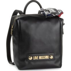 Plecak LOVE MOSCHINO - JC4223PP08KD0000 Nero. Czarne plecaki damskie Love Moschino, bez wzorów, ze skóry ekologicznej, eleganckie. Za 899,00 zł.