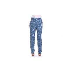 Spodnie z pięcioma kieszeniami Calvin Klein Jeans 81WWPA47C186B. Niebieskie spodnie damskie Calvin Klein Jeans, z jeansu. Za 2920,97 zł.