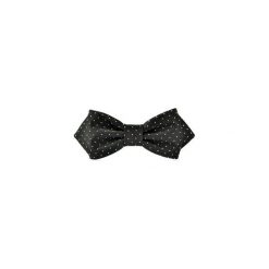 Mucha marthu BLACK ELEGANT md0032. Czarne muszki męskie Marthu, w paski, z tkaniny, eleganckie. Za 89,00 zł.