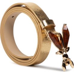 Pasek Damski PATRIZIA PEPE - 2V8658/A6A8-FA80 Amber/Oro. Żółte paski damskie Patrizia Pepe, w paski, ze skóry. W wyprzedaży za 349,00 zł.