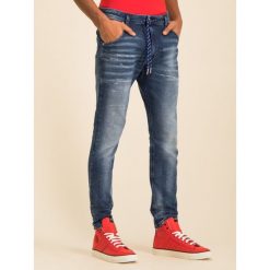 Jeansy Skinny Fit Diesel Krooley Cb-Ne 00SU3F 0096M. Niebieskie jeansy męskie Diesel, m, bez wzorów. Za 1319,00 zł.