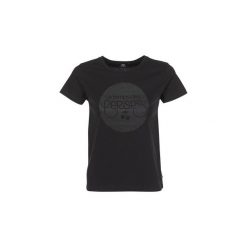 T-shirty z krótkim rękawem Le Temps des Cerises GLILOGO. Czarne t-shirty damskie marki Le Temps Des Cerises, s, bez wzorów, bez kołnierzyka. Za 119,20 zł.