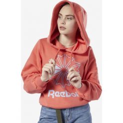 Reebok Classic Bluza Pomarańczowy. Pomarańczowe bluzy damskie Reebok Classic, xs, z nadrukiem, z bawełny, bez rękawów, bez kaptura. Za 240,95 zł.