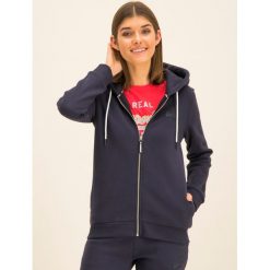 Bluza Superdry Ol Elite W2000024A. Niebieskie bluzy damskie Superdry, bez wzorów, z bawełny, bez rękawów, bez kaptura. W wyprzedaży za 269,00 zł.