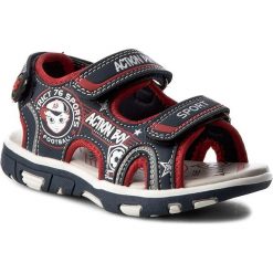 Sandały ACTION BOY - CP44-5091 Granatowy. Niebieskie sandały chłopięce Action Boy, ze skóry ekologicznej, bez zapięcia. W wyprzedaży za 34,99 zł.
