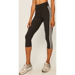 Adidas - Legginsy. Czarne spodnie damskie Adidas, s, z aplikacjami, z elastanu. Za 149,90 zł.