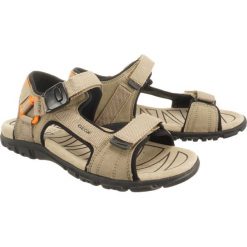GEOX U9224B S.STRADA B 000AF C0704 sand/orange, sandały męskie. Pomarańczowe sandały męskie Geox, na rzepy. Za 299,90 zł.