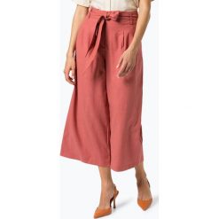 Esprit Collection - Spodnie damskie z dodatkiem lnu, różowy. Różowe spodnie damskie Esprit Collection, z materiału. Za 179,95 zł.