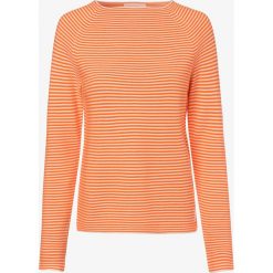Marc O'Polo Denim - Sweter damski, pomarańczowy. Pomarańczowe swetry damskie Marc O'Polo DENIM, m, w paski, z denimu, bez rękawów, bez kaptura. Za 349,95 zł.