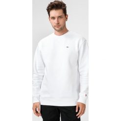Tommy Jeans Bluza Biały. Białe bluzy męskie Tommy Jeans, xl, z haftami, z bawełny, bez kołnierzyka, bez rękawów, bez kaptura. Za 376,95 zł.