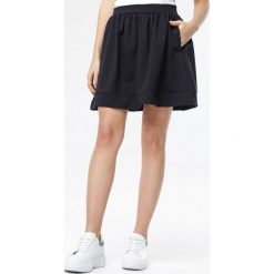 Granatowa Spódnica Jackie. Niebieskie spódniczki damskie Born2be, na co dzień, s, bez wzorów, z dzianiny, sportowe, mini, rozkloszowane. Za 54,99 zł.