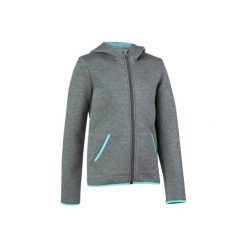 Bluza na suwak. Niebieskie bluzy dziewczęce DOMYOS. W wyprzedaży za 49,99 zł.