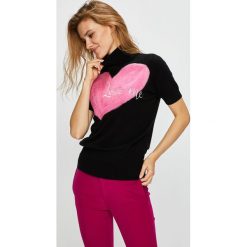 Trussardi Jeans - Sweter. Czarne golfy damskie marki Trussardi Jeans, s, z wełny, z krótkim rękawem. W wyprzedaży za 499,90 zł.