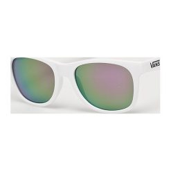 Vans - Okulary. Białe okulary przeciwsłoneczne męskie marki Vans, z materiału, prostokątne. Za 59,90 zł.