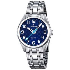 Festina Junior 16903/2. Niebieskie zegarki męskie Festina, ze stali. W wyprzedaży za 275,00 zł.