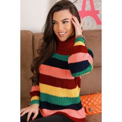 Sweter damski PIPIE. Bluzy damskie Sweter damski PIPIE, uniwersalny, w paski, bez rękawów, bez kaptura. W wyprzedaży za 69,00 zł.