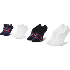 Zestaw 4 par niskich skarpet unisex TOMMY HILFIGER - 320202001 Dark Navy 322. Niebieskie skarpetki damskie TOMMY HILFIGER, bez wzorów, z elastanu. Za 89,00 zł.