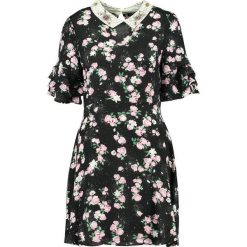 Sukienki hiszpanki: Topshop EMBELLISED COLLAR TEA DRESS Sukienka letnia black