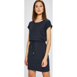Only - Sukienka. Niebieskie sukienki damskie ONLY, na co dzień, s, bez wzorów, z elastanu, casualowe, z okrągłym kołnierzem, bez rękawów, mini, proste. Za 89,90 zł.