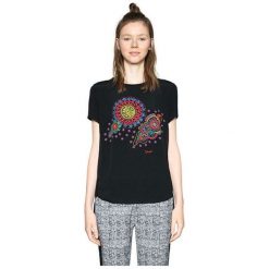 Desigual Koszulka Damska Blus More Fantasy 18Swbw58 2000 (Rozmiar S). Szare t-shirty damskie marki Desigual, s. W wyprzedaży za 208,00 zł.