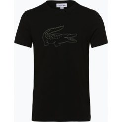 T-shirty męskie z nadrukiem: Lacoste – T-shirt męski, czarny