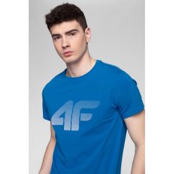 T-shirt męski TSM312 - niebieski. Niebieskie koszulki męskie xxl. Za 49,99 zł.