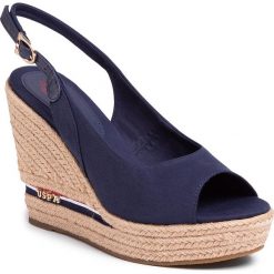 Espadryle U.S. POLO ASSN. - Afrodite Rope AYLIN4091S0/C2 Whi. Niebieskie espadryle damskie U.S. Polo Assn., bez wzorów, ze skóry ekologicznej, bez obcasa. W wyprzedaży za 269,00 zł.