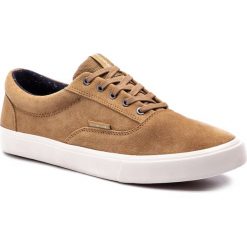Tenisówki JACK&JONES - Jfwvision 12150505 Golden Brown. Pomarańczowe półbuty męskie marki Jack&Jones, na co dzień, bez wzorów, ze skóry, bez zapięcia. Za 279,99 zł.