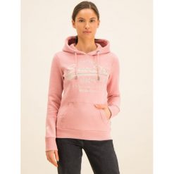 Bluza Superdry Premium Goods Luxe W2000087A. Różowe bluzy damskie Superdry, bez wzorów, z bawełny, bez rękawów, bez kaptura. W wyprzedaży za 269,00 zł.