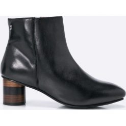Gioseppo - Botki. Czarne buty zimowe damskie marki Gioseppo, z materiału. W wyprzedaży za 219,90 zł.