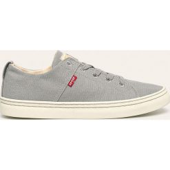 Levi's - Tenisówki. Szare trampki męskie Levi's®, bez wzorów, z gumy, na sznurówki. Za 239,90 zł.