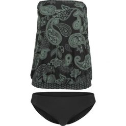 Tankini oversize (2 części) bonprix zielony z nadrukiem. Zielone stroje kąpielowe damskie marki bonprix, z nadrukiem. Za 119,99 zł.