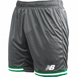 Spodenki Lechia Gdańsk - EMS8002AL. Spodenki sportowe męskie New Balance, na jesień, xl, bez wzorów, z poliesteru, sportowe, do piłki nożnej. Za 129,99 zł.