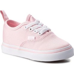 Tenisówki VANS - Authentic Elastic VN0A38E8Q1C Chalk Pink/True White. Różowe trampki dziewczęce Vans, z gumy, na sznurówki. W wyprzedaży za 129,00 zł.