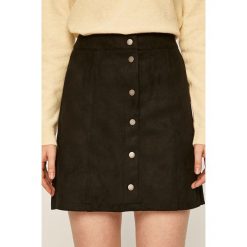 Vero Moda - Spódnica. Czarne spódniczki damskie Vero Moda, na co dzień, s, bez wzorów, z elastanu, casualowe, mini, proste. W wyprzedaży za 109,90 zł.