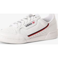 Adidas Originals - Damskie tenisówki ze skóry – Continental 80, biały. Białe trampki i tenisówki damskie adidas Originals, w paski, ze skóry, z paskami. Za 439,95 zł.