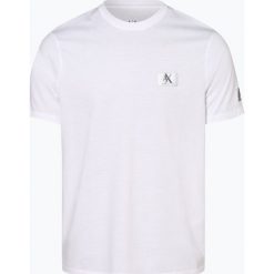Armani Exchange - T-shirt męski, biały. Białe t-shirty męskie Armani Exchange, xl, z aplikacjami, bez kołnierzyka. Za 199,95 zł.
