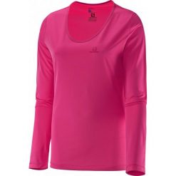 Salomon Koszulka Z Długim Rękawem Mazy Ls Tee W Hot Pink L. Różowe bluzki sportowe damskie marki Salomon, l, z materiału. W wyprzedaży za 109,00 zł.