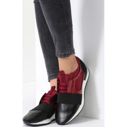 Bordowo-Czarne Buty Sportowe All Apologies. Czerwone buty sportowe damskie marki other, z materiału. Za 79,99 zł.