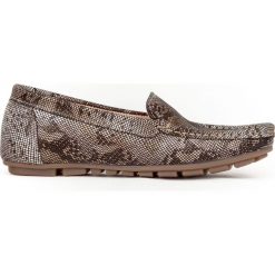 Mokasyny - skóra naturalna - model 001 - kolor wąż. Mokasyny damskie Zapato, ze skóry. W wyprzedaży za 173,40 zł.